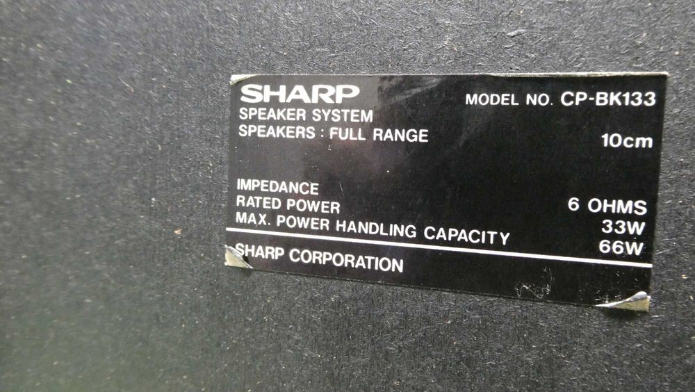 Boxe FullRange Sharp