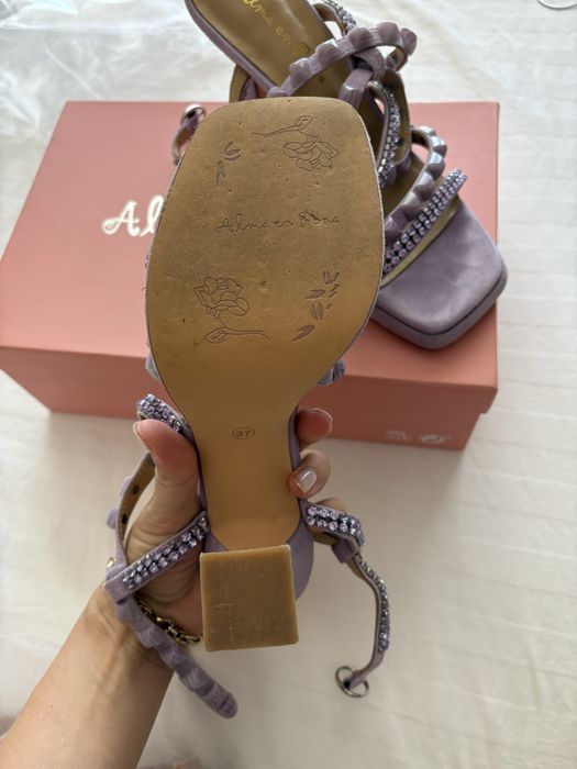 Велурени сандали Alma en Pena