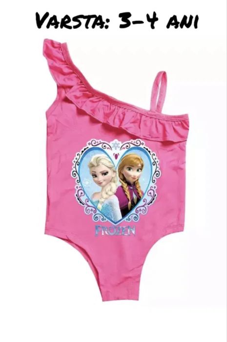 Costum baie bebe/copii/fete model Frozen,Elsa&Anna,Sirena