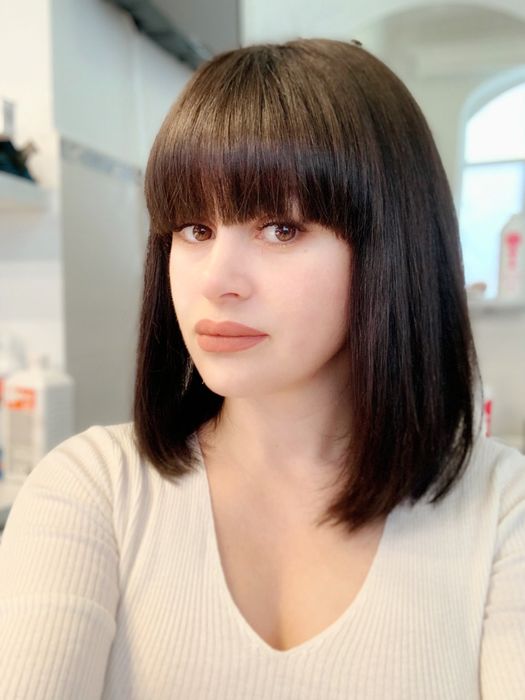 Peruca din par natural lucrata manual