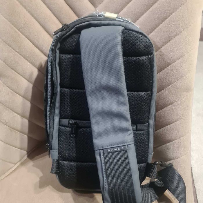 Раница Bange BG7221GY, Малка, През рамото, Водоустойчива, Сив