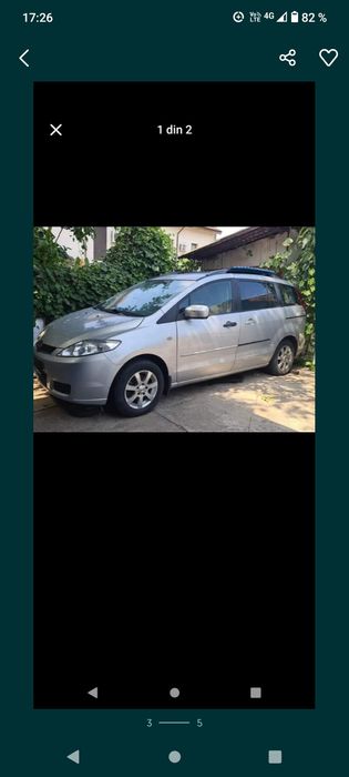 Capota motor Mazda 5 an 2006-1.8 benzina