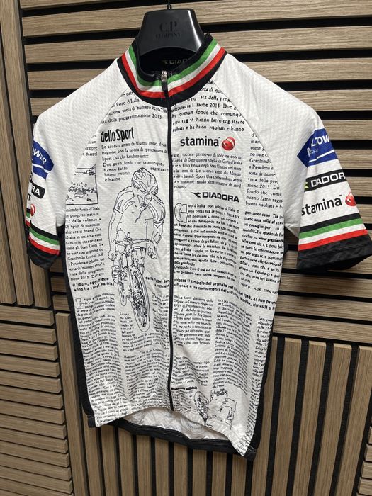DIADORA - Made in ITALY - GIRO D’Italia Вело джърси размер S / Оригинал