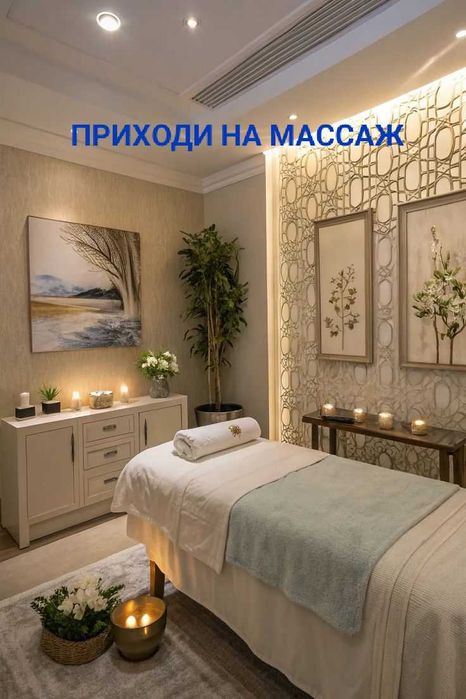 Проф массаж на кушетке