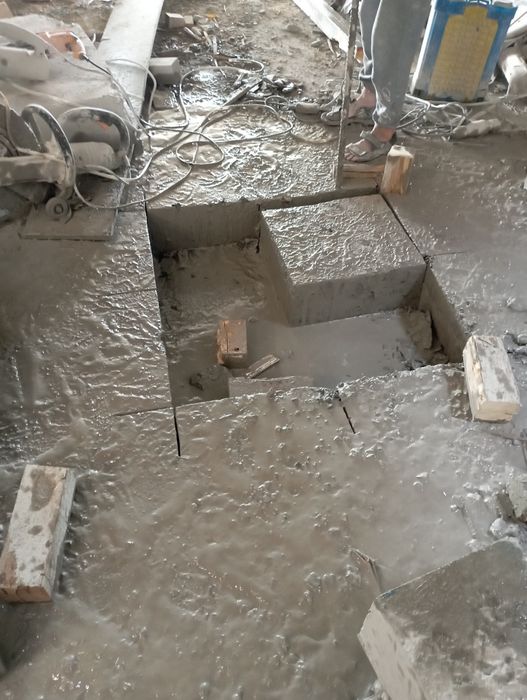 Бетон кесиш teshish suvsiz