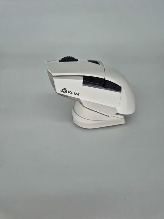 Mouse Gaming Wireless KLIM Blaze X White, 12000 DPI, Dock