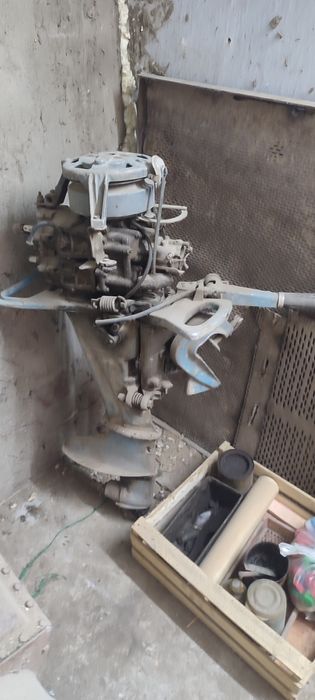 Мотор от лодки с хвостиком