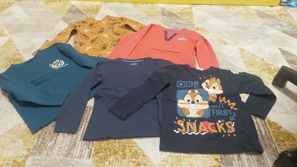 Блузи с дълъг ръкав момче, 110-116 размер