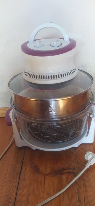 Электро гриль стеклянный.