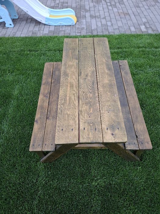 Masă cu băncuțe pt copii, măsuță copii, masa gradină