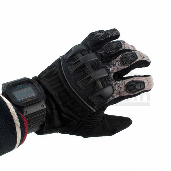 Ръкавици за мотоциклет MadBike/GRAY със сензор който позволява да се р