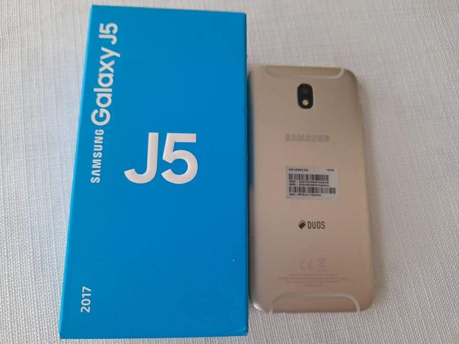 Смартфон Samsung Galaxy J5 (2017), Dual Sim, 16GB, 13MP, Gold
