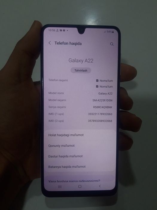 Samsung galaxy A22 64GB