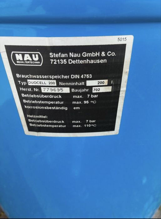 Boiler apa calda 200-300 litri