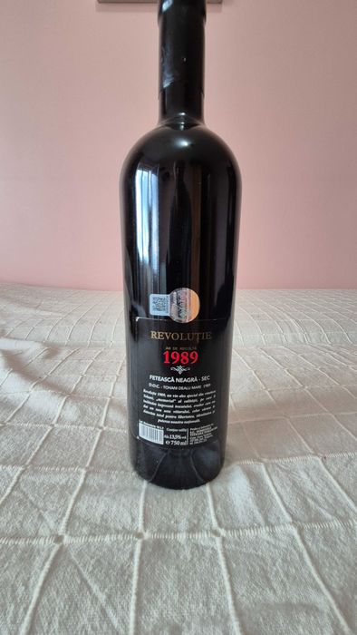 Vand sticla Vin An Recolta 1989 Feteasca Neagra de Tohani,SEC