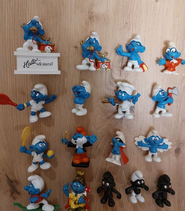 Колекционерски фигурки Смърф, made in Western Germany.