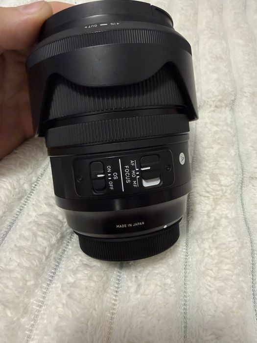 Obiectiv AF Sigma 24-70mm F2.8 OS HSM (A) pentru Canon