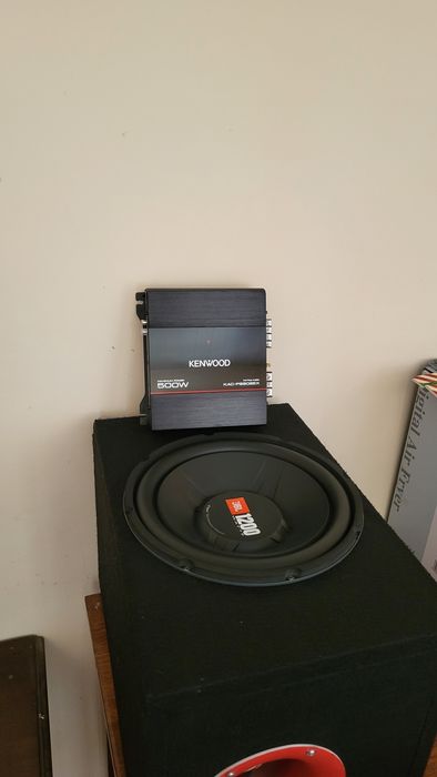 Продаётся сабвуфер JBL 1200 усилитель Kenwood