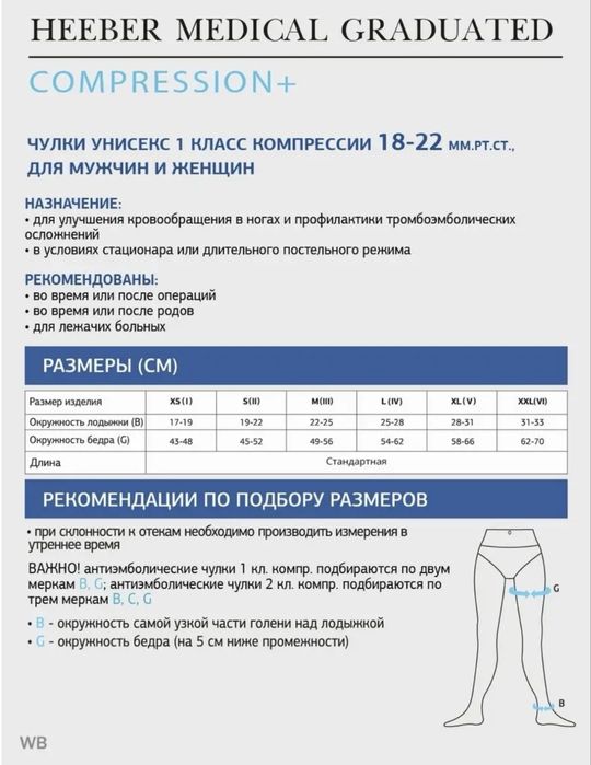Компрессионные чулки
