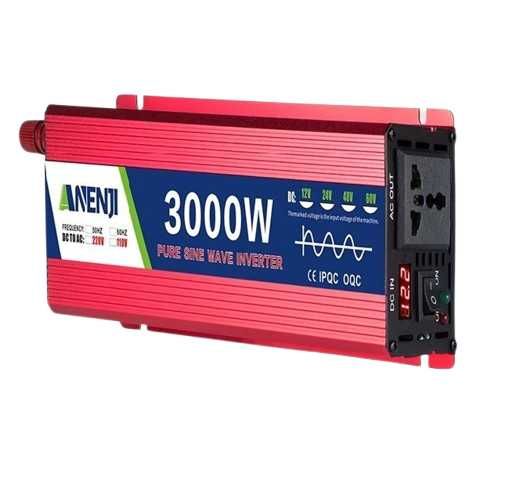 Invertor Anenji cu unda sinusoidala pura de 3000W DC 48V  AC, 220V
