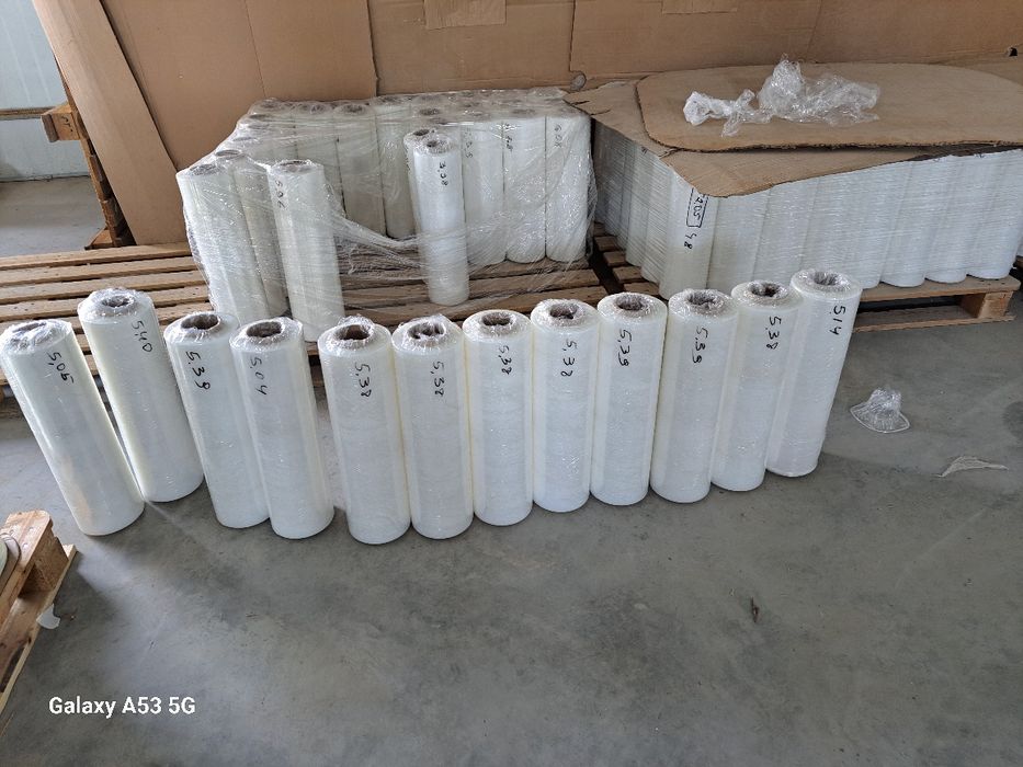 Streych plenka sifati ishlab chiqarilmoqda.