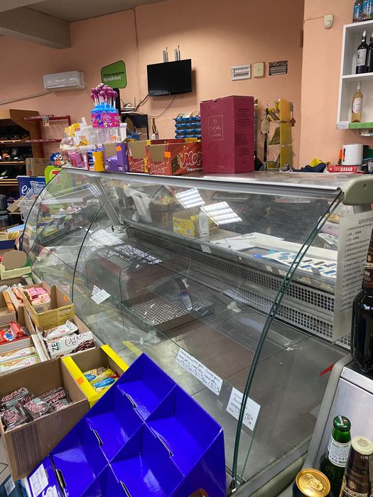 Хладилна витрина за магазин,ъглова