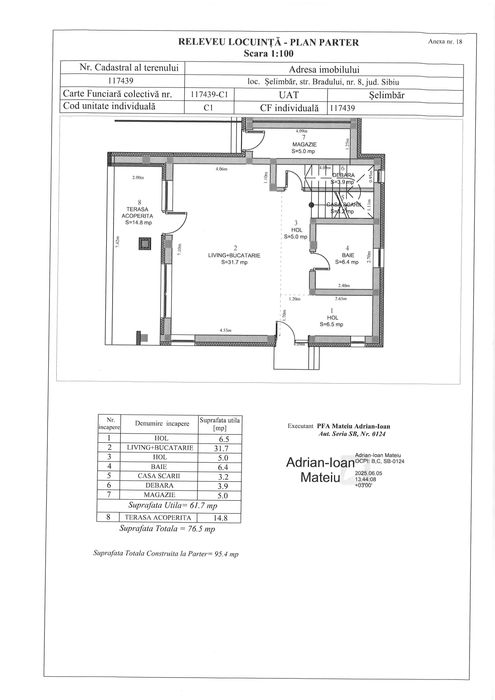 Persoana fizica vand casa