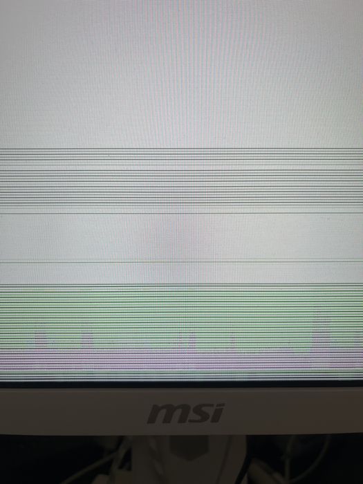 Монитор MSI G274QRFW, неисправный