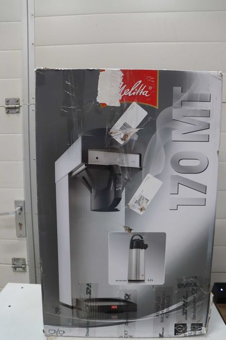 Melitta 20347 Кафемашина с филтър за изолирана кутия 170 м, неръждаема стомана / черна