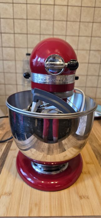 Mixer robot KitchenAid 4.8 litri empire red accesorii garantie 2030