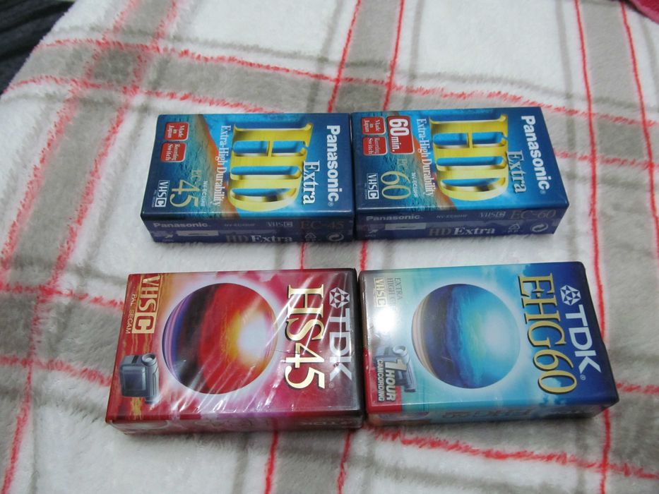 casete video VHSC sigilate lot de 4 bucati