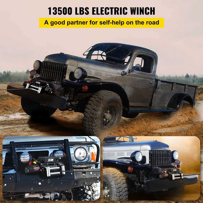 Troliu Profesional Select Line 6.2 Tone | 13500 LBS | 12V | Livrare Rapidă | Transport GRATUIT