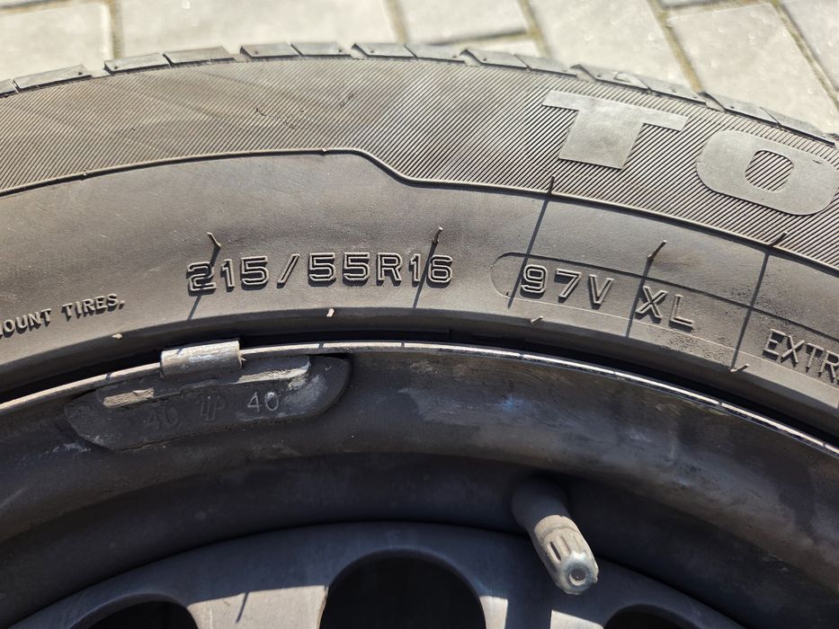 Set roți complete vară Ford Transit Connect – jante + anvelope 215/55 R16