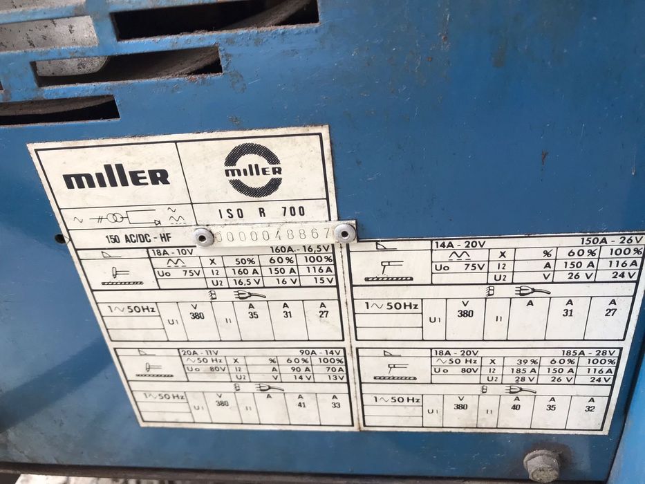 Aparat Sudura Tig Miller