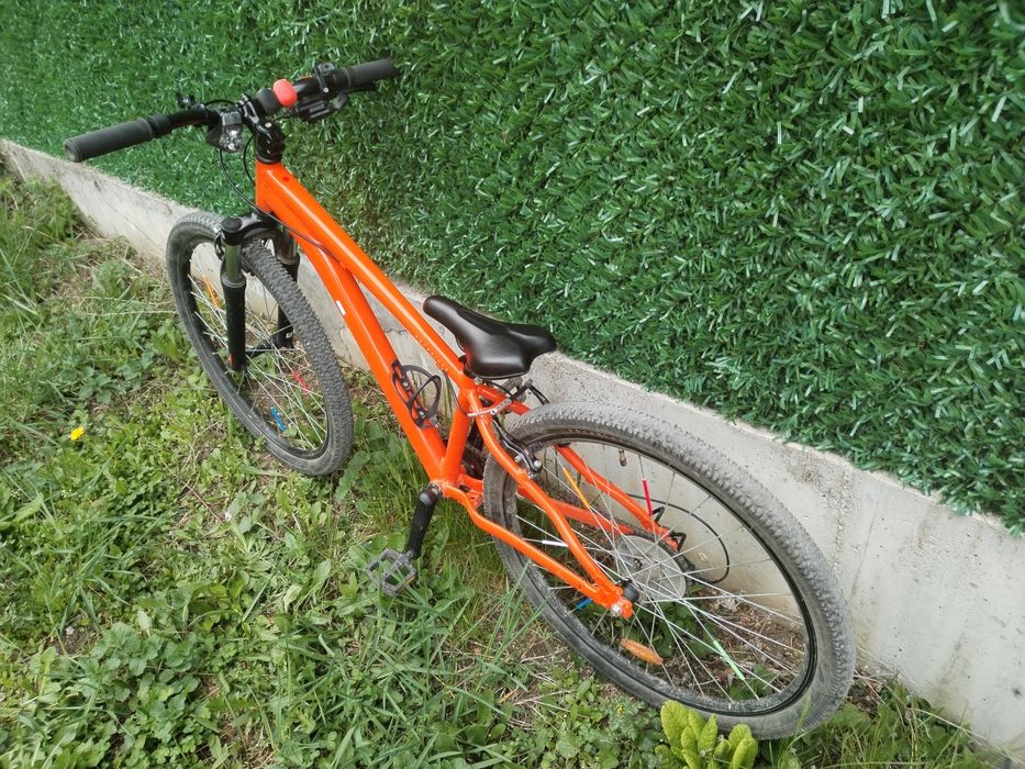 ДЕТСКИ ПЛАНИНСКИ ВЕЛОСИПЕД EXPL 500, 26", 9 – 12 ГОД., ОРАНЖЕВ