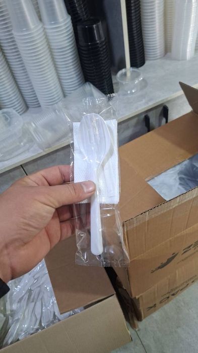 Odnorazovaya idishlar bir martalik idishlar