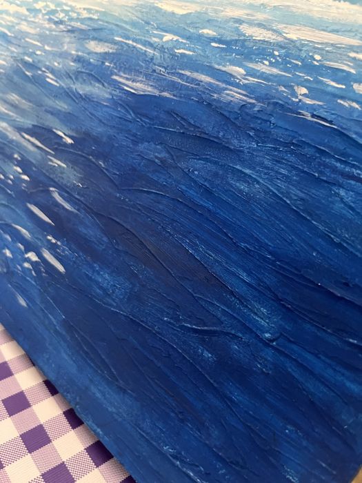 Картина с красками