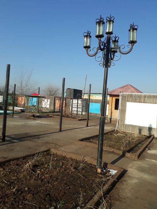 Садовой паровой светильник