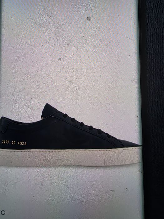 COMMON PROJECTS Achilles Branded leather Low-Top Trainers 46

More inf