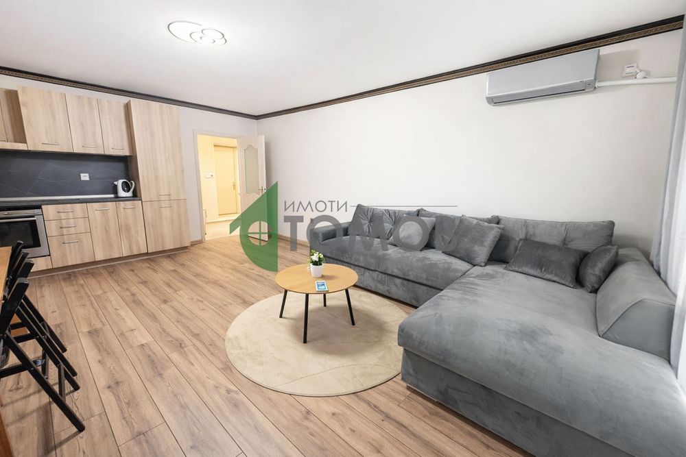 Напълно обзаведен и ремонтиран двустаен апартамент в кв. Железник