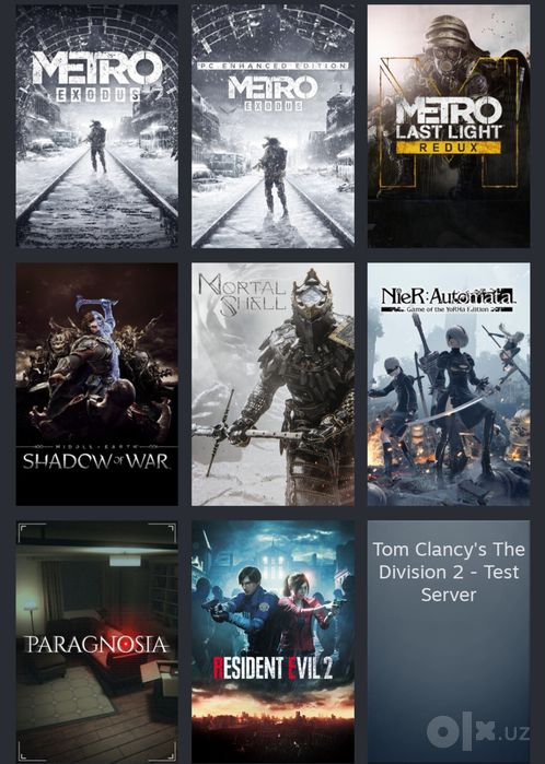 Семейный доступ в Steam. Мест 2