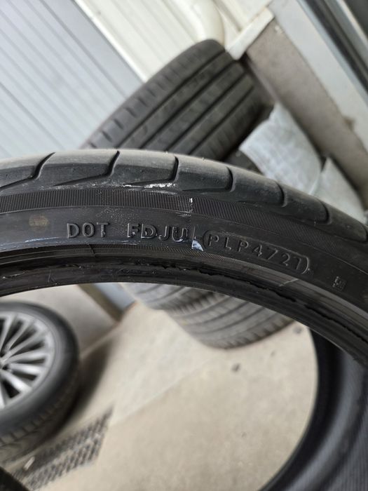 4 летни гуми Yokohama advan sport v105 dot 11.2021. Предни 245/35/20, Задни 275/30/20. Грайфер 4мм