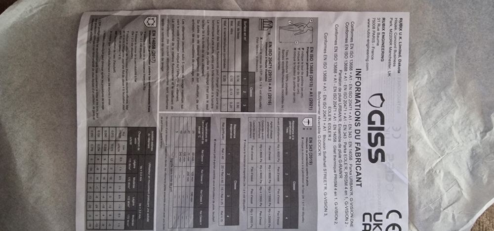 Geaca/Parka de munca GISS, portocalie,  marime L