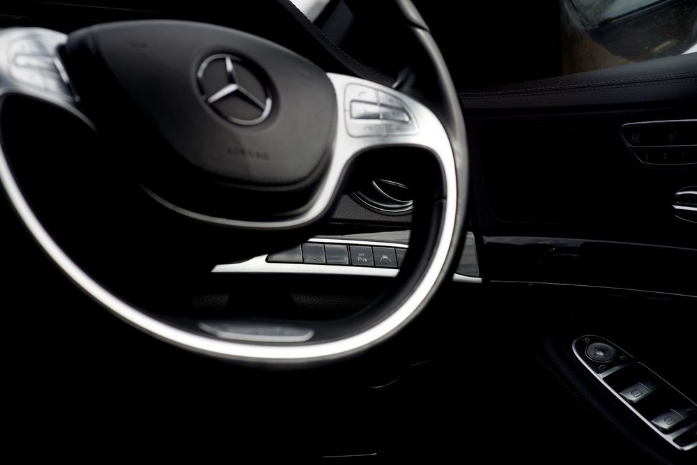 volan negru mercedes s w222 airbag senzor unghi spiră coloana caseta