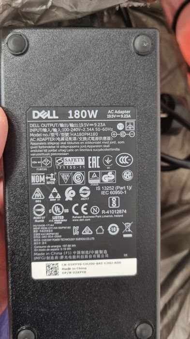 Оригинални зарядни за лаптоп Dell, Lenovo  , HP
