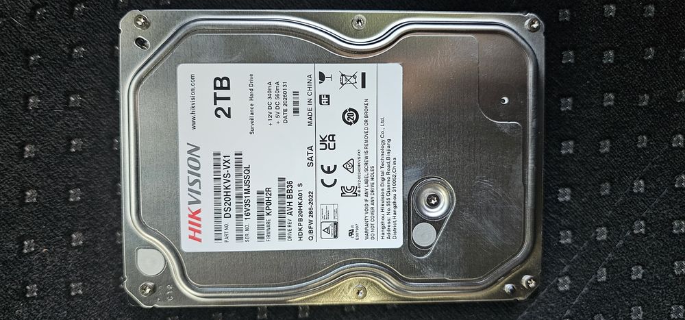 HDD Hikvision 2tb