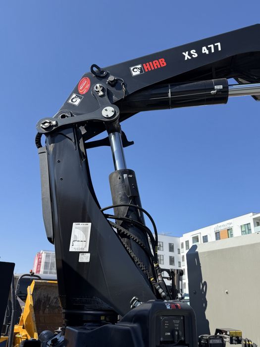 Camion Macara Renault C460 cai 8x4 an 2017 KM240 Hiab XS477 de 12 Tone