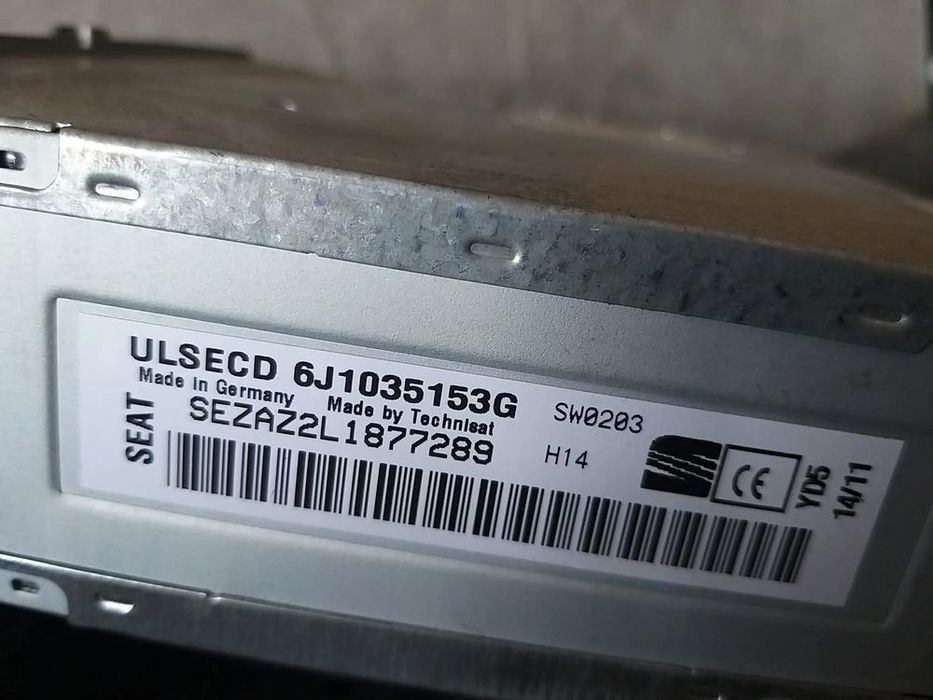 Radio cd player mp3 seat ibiza 6j 6j1035153g