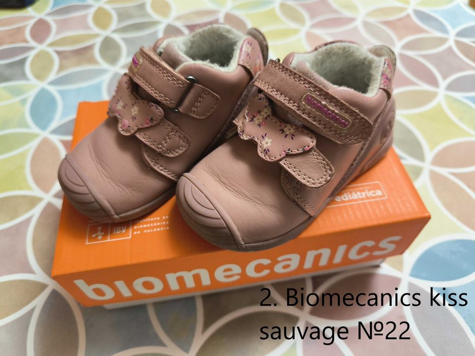 Бебешки обувки за момиче - различни размери и марки