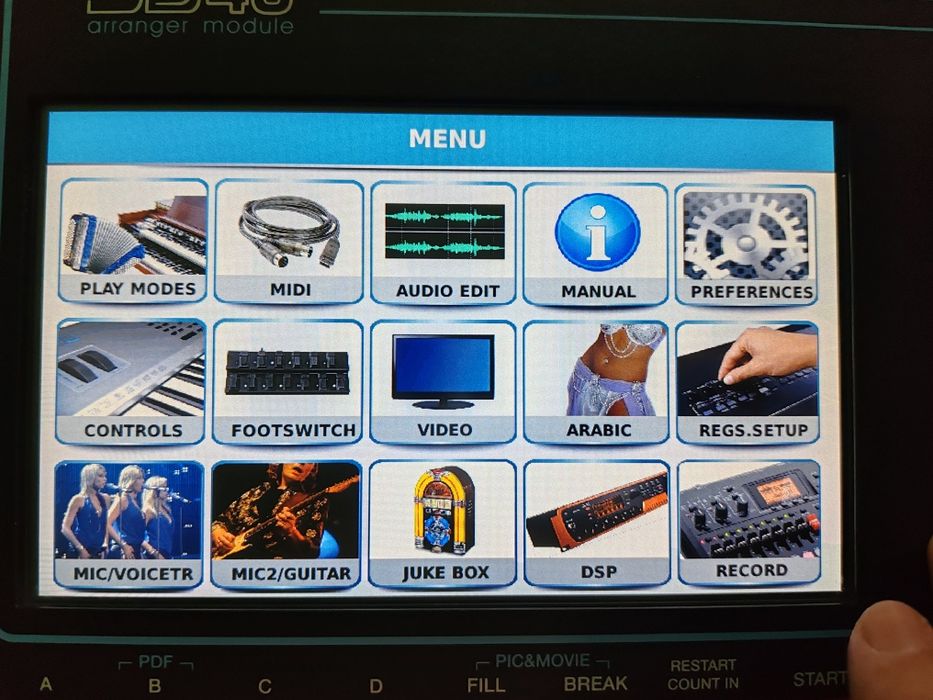 Ketron_sd40 modul de sunet aranjor